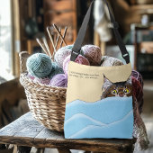 Sac Ajustable Tabby Chat Pékin Bleu Drôle