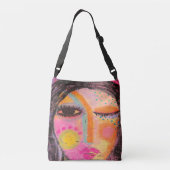 Sac Ajustable Tableau Abstrait original d'une femme (Dos)