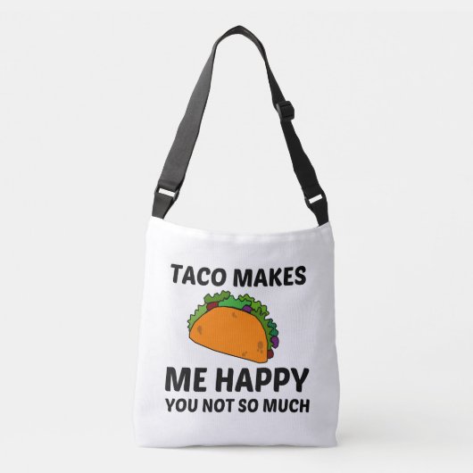 SAC AJUSTABLE TACO ME REND HEUREUX (Devant)