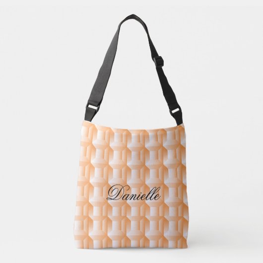 Sac Ajustable Tan square pattern  (Devant)