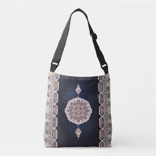 Sac Ajustable Tapis bleu antique Turc Tapis (Devant)