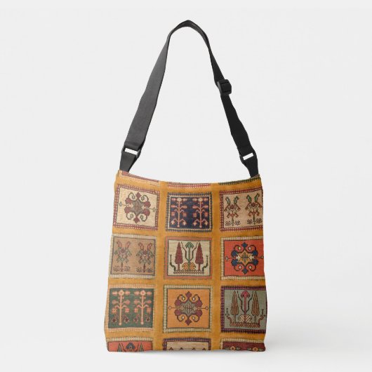 Sac Ajustable Tapis kilim antique turc coloré (Devant)