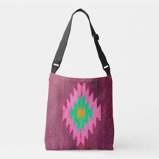 Sac Ajustable Tapis Kilim Aztèque Turc Unique (Devant)