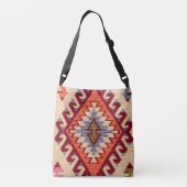Sac Ajustable Tapis Kilim Beige Turc Unique (Dos)