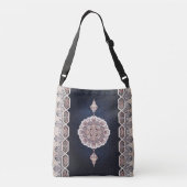 Sac Ajustable Tapis persan turc antique bleu (Dos)