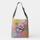Sac Ajustable "Tatouage au boussole d'amour intemporel" (Dos)