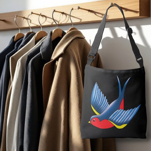 Sac Ajustable Tatouage bleu rouge avale