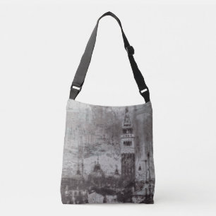 Sac Ajustable Taupe et Cyan en détresse Skyline Venice Italie