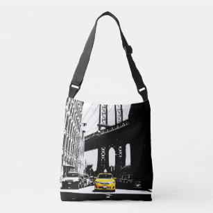 Sac Ajustable Taxi jaune Nyc New York City Brooklyn Couleur noir