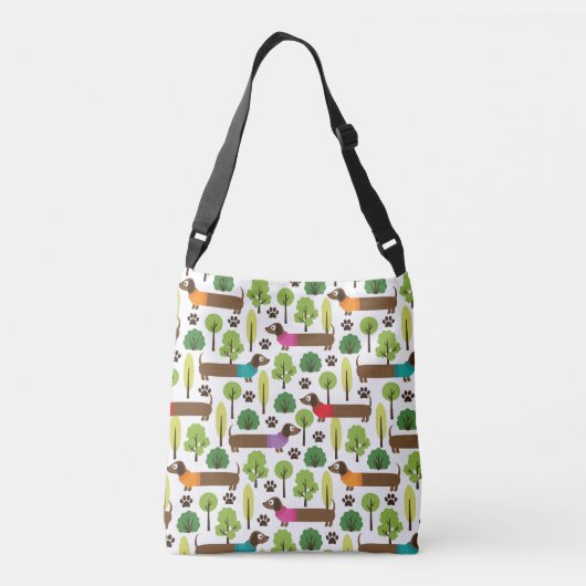 Sac Ajustable Teckels sur une promenade en parc (Dos)