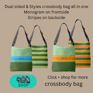 Sac Ajustable teintes à la menthe verte sauge à deux styles rayu