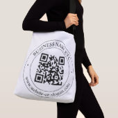 Sac Ajustable Téléchargez votre propre code QR et votre texte pe (De près)