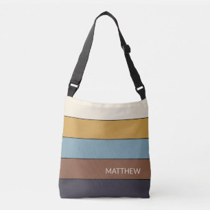 Sac Ajustable Tendance intemporelle rayures colorées Motif d'art