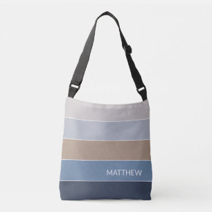 Sac Ajustable Tendance intemporelle rayures colorées Motif d'art