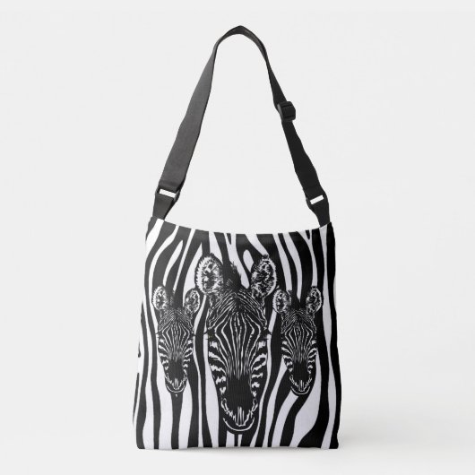 Sac Ajustable Tendance Zebra Herd sur Zebra Imprimer (Devant)