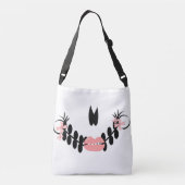 Sac Ajustable Tête de crâne sucre lèvres visage Halloween Motif (Dos)