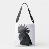Sac Ajustable Tête de Rooster Ayam Cemani (Devant)
