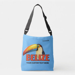 Sac Ajustable Texte personnalisé BELIZE Toucan