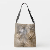 Sac Ajustable Texture d'art fractal abstrait tons de terre (Dos)