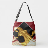 Sac Ajustable The Royal Flow: Regal Crimson & Gold Luxury Achemp (Dos)