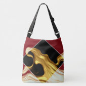 Sac Ajustable The Royal Flow: Regal Crimson & Gold Luxury Achemp (Devant)