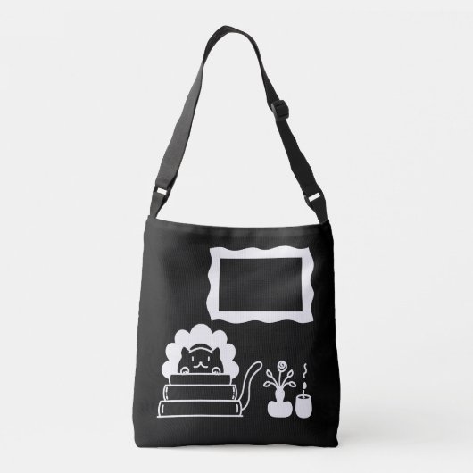 Sac Ajustable Titres de livres personnalisés et cadre photo (Dos)