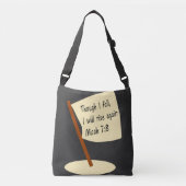 Sac Ajustable TOMBE & MONTER Verset Bible (Devant)