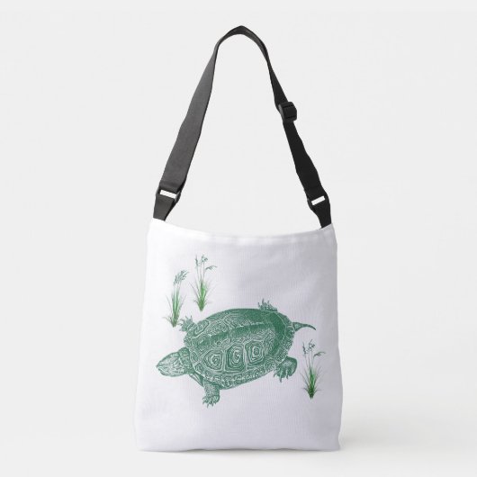 Sac Ajustable Tortue de mer verte (Devant)