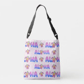 Sac Ajustable Tortue tropicale hawaïenne rose violet (Dos)