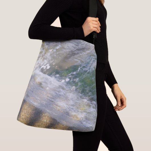 Sac Ajustable Tote Shimmering Water on Rocks (De près)