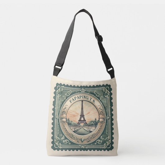 Sac Ajustable Tour Eiffel France Paris France Vert (Devant)