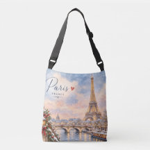 Tour Eiffel Noël Hiver Rivière seine dans la neige