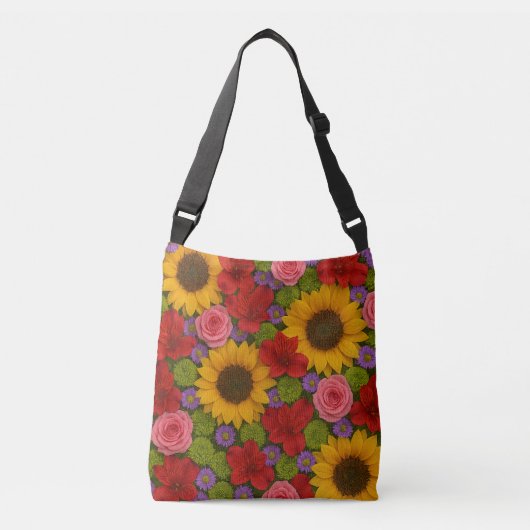 Sac Ajustable Tournesol et Fourre-tout Rose (Devant)