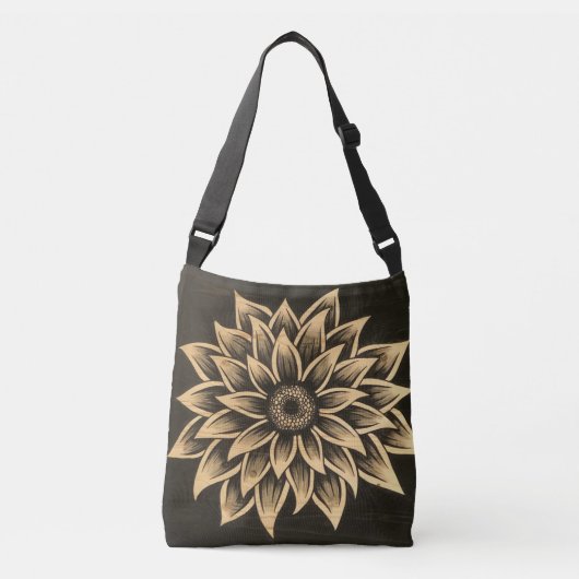 Sac Ajustable Tournesol foncé Fourre-tout (Devant)