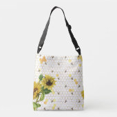 Sac Ajustable tournesols et abeille (Dos)