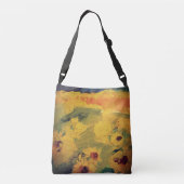 Sac Ajustable Tournesols, peinture florale Fourre-tout (Dos)