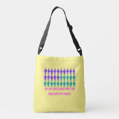 Sac Ajustable Tous sont les bienvenus. faits de foi chrétienne (Dos)