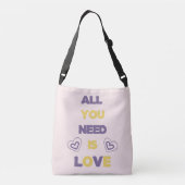 Sac Ajustable Tout ce dont tu as besoin, c'est d'amour (Dos)