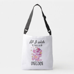 Sac Ajustable Tout ce que je souhaite est une Licorne