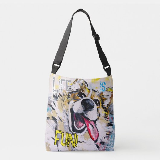 Sac Ajustable Tout sourire Life is fun! (Devant)