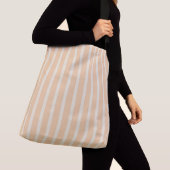 Sac Ajustable Tout-sur-impression or et crème moderne (De près)