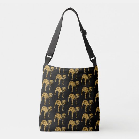 Sac Ajustable TP d'or de bouledogue (Devant)