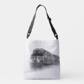 Sac Ajustable Trains de train noir et blanc (Dos)