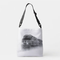 Trains de train noir et blanc