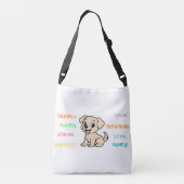Sac Ajustable Traits de Lab jaune Cartoon (Dos)