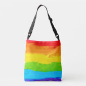 Sac Ajustable Traits de peinture arc-en-ciel (Dos)