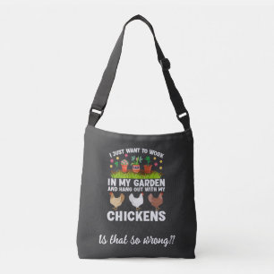 Sac Ajustable Travailler dans mon jardin et passer avec mes poul