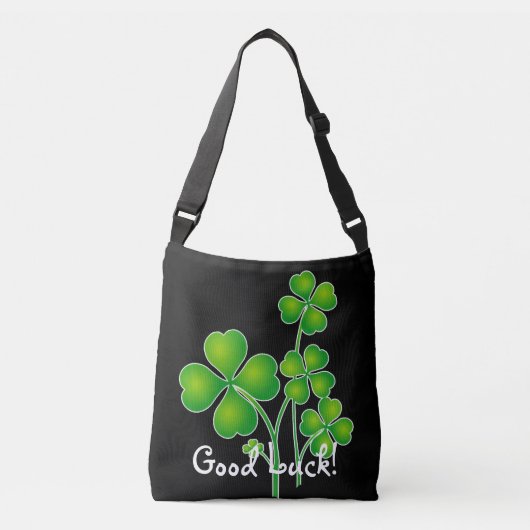 Sac Ajustable Trèfle/shamrocks du jour de St Patrick + vos idées (Devant)