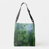 Sac Ajustable Trendy Watermelon Fruit Rind Monogramme Vert (Dos)