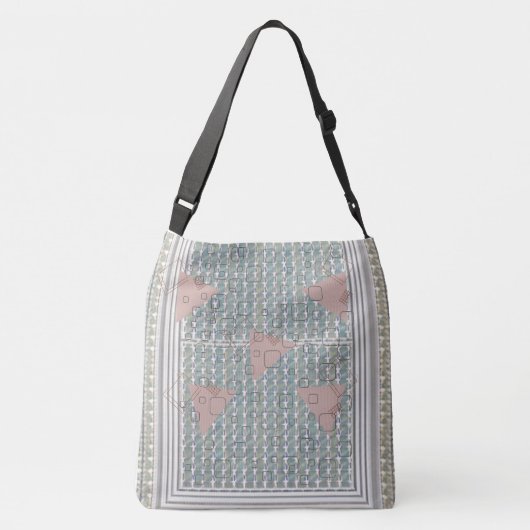 Sac Ajustable Triangle Mauve (Dos)